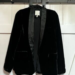 Joie Black Velvet Jacket